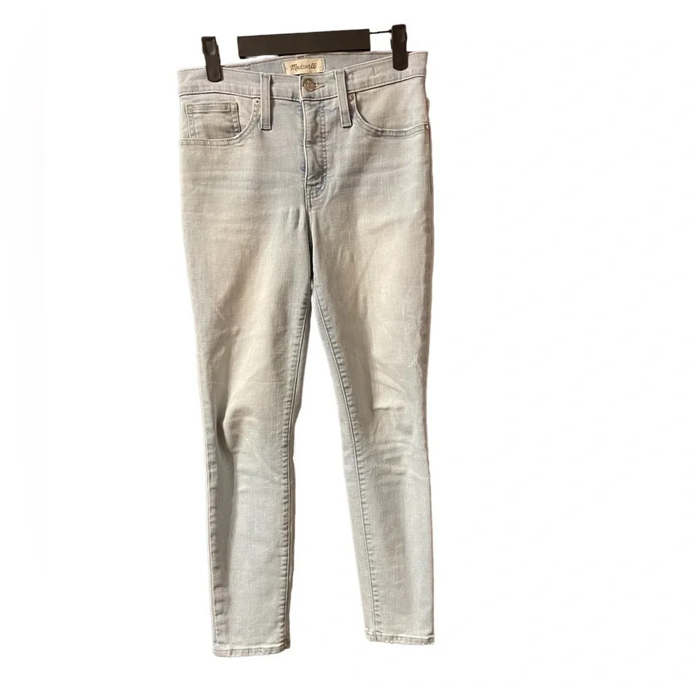 MADEWELL 9” MID RISE SKINNY CROP JEANS